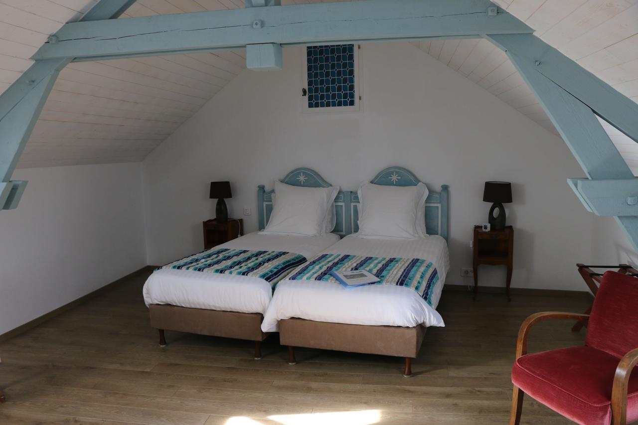 Bed and Breakfast Au Relais De Chaussy Exterior foto